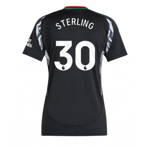 Fotballdrakt Dame Arsenal Raheem Sterling #30 Bortedrakt 2024-25 Kortermet